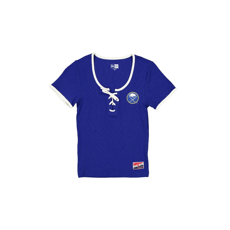Buffalo Sabres Throwback Tie Women’s T-Shirt XS