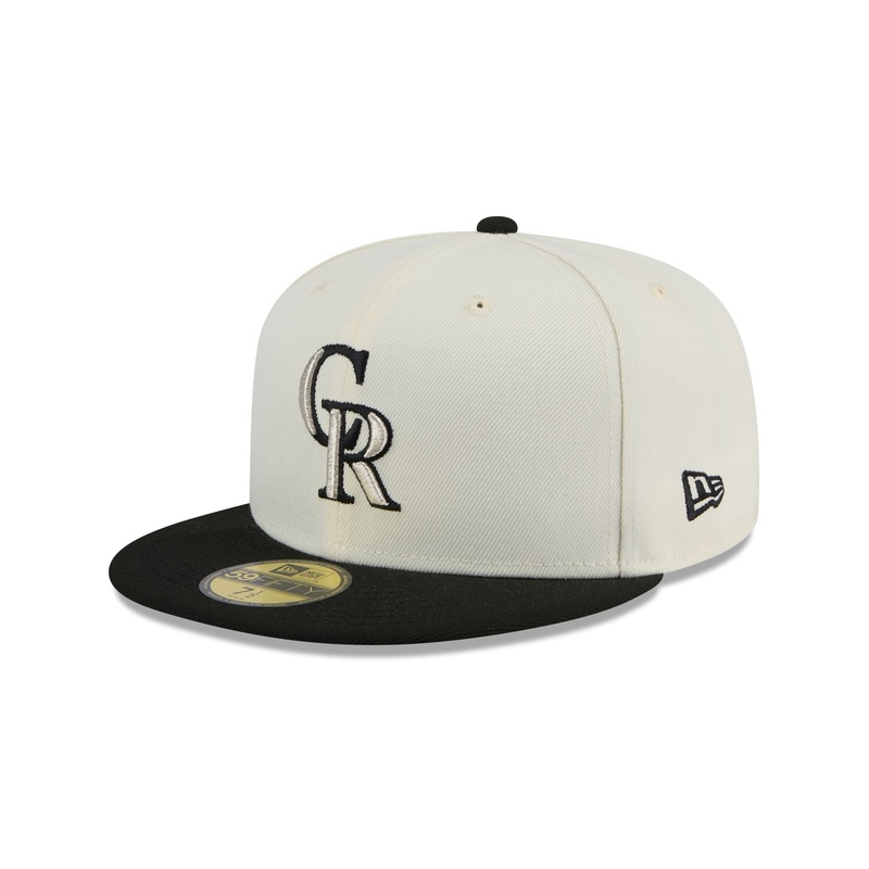 Colorado Rockies Chrome 59FIFTY Fitted Hat 7