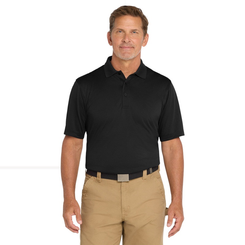CornerStone TLCS412 Tall Select Snag-Proof Polo Black LT