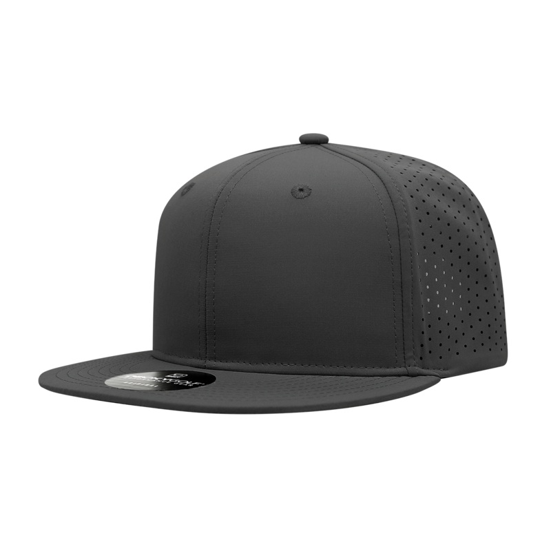 Decky 6415 6 Panel High Prof Perforated Cap Black