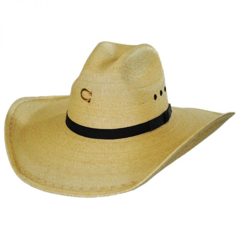 Maverick Palm Straw Western Hat NATURAL 6 3/4