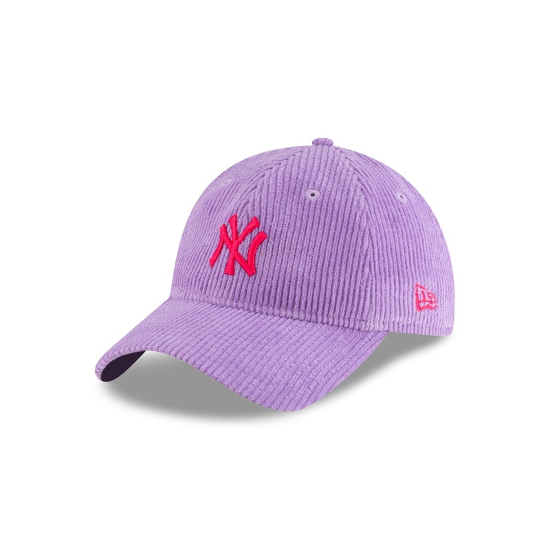 New York Yankees Women’s Lavender Cord 9TWENTY Adjustable Hat One Size