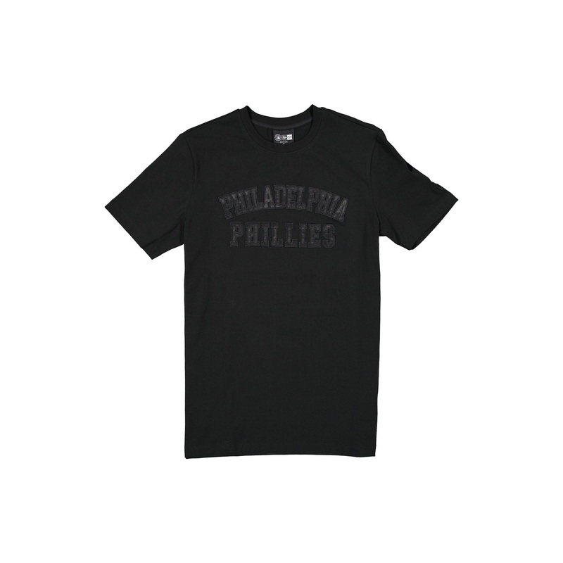 Philadelphia Phillies Black on Black Logo Select T-Shirt S
