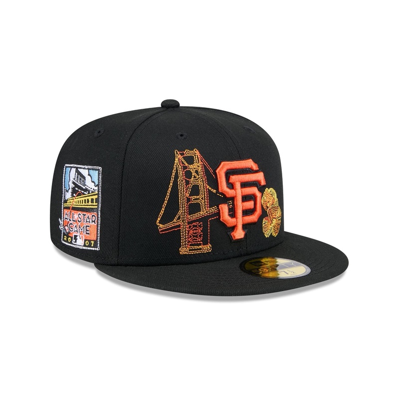 San Francisco Giants State Stitch 59FIFTY Fitted Hat 7