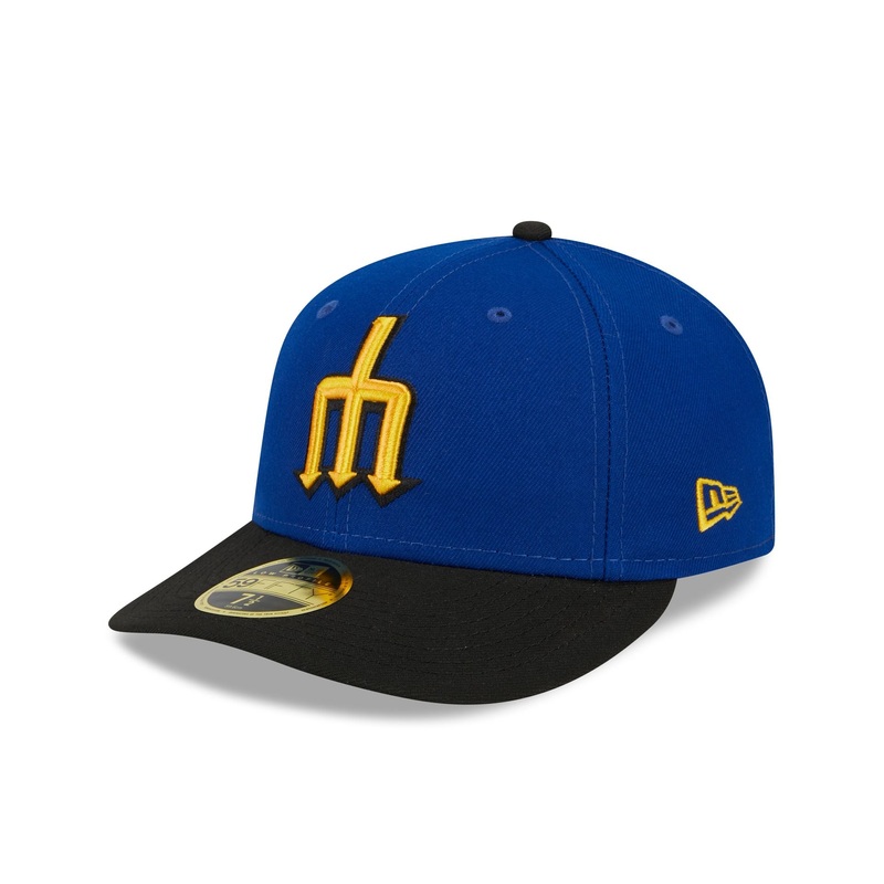 Seattle Mariners City Connect Low Profile 59FIFTY Fitted Hat 7