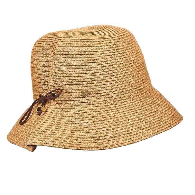 Summer Cloche with Wax Cord – Cappelli Straworld Natural