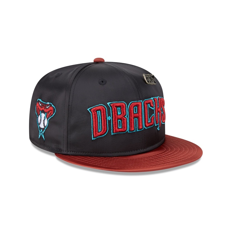 Arizona Diamondbacks Satin Pin 9FIFTY Snapback Hat One Size