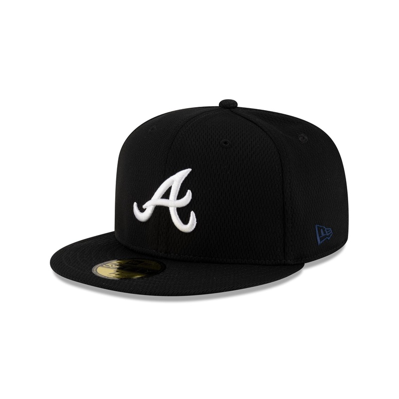 Atlanta Braves 2025 Clubhouse Black 59FIFTY Fitted Hat 7