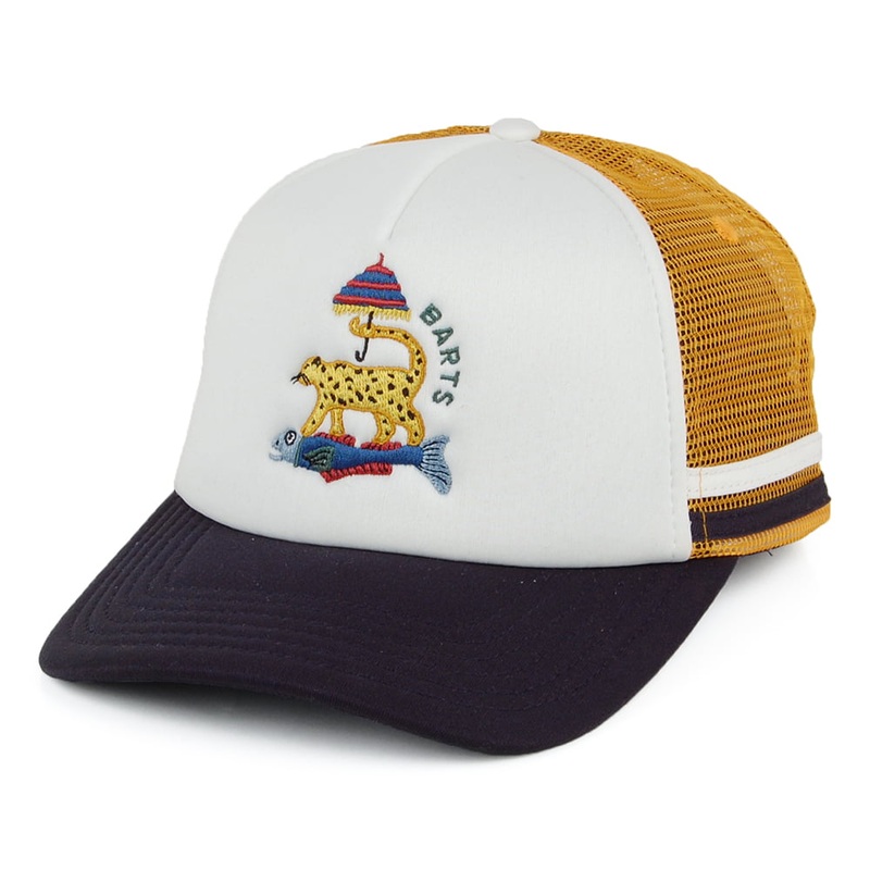 Barts Hats Jaspis Trucker Cap – Blue-White Adjustable
