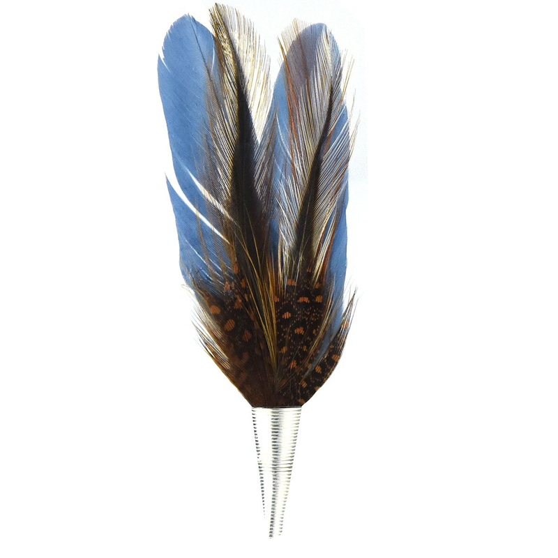 Blue & Grey Feather Blue MISC