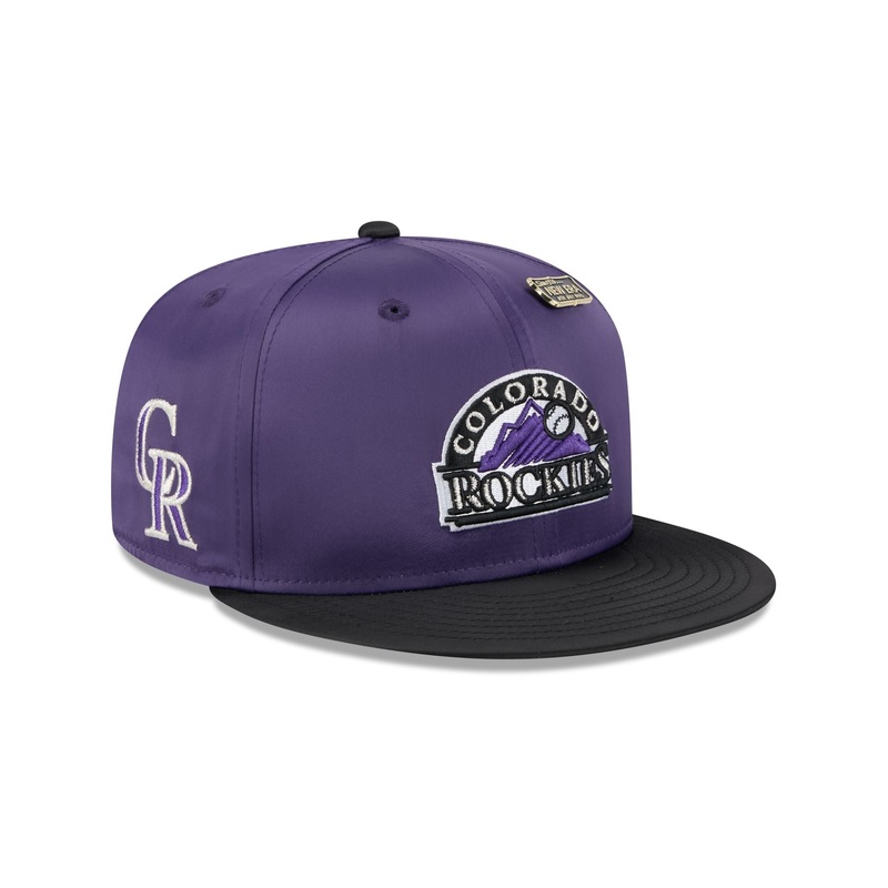 Colorado Rockies Spring Satin 59FIFTY Fitted Hat 7