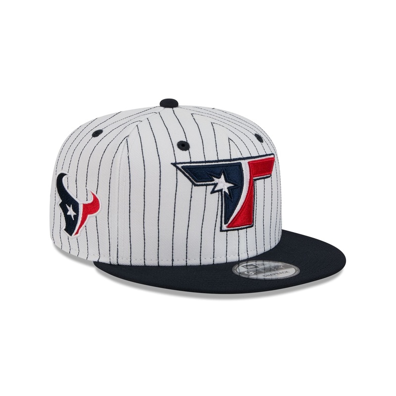 Houston Texans Deceptor Pinstripe 9FIFTY Snapback Hat One Size