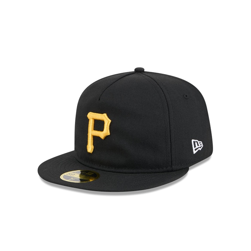 Pittsburgh Pirates Boho Wool Retro Crown 59FIFTY Fitted Hat 7