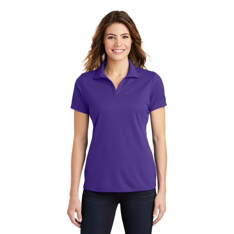 Sport-Tek LST640 Ladies PosiCharge RacerMesh Polo – Purple Purple XS