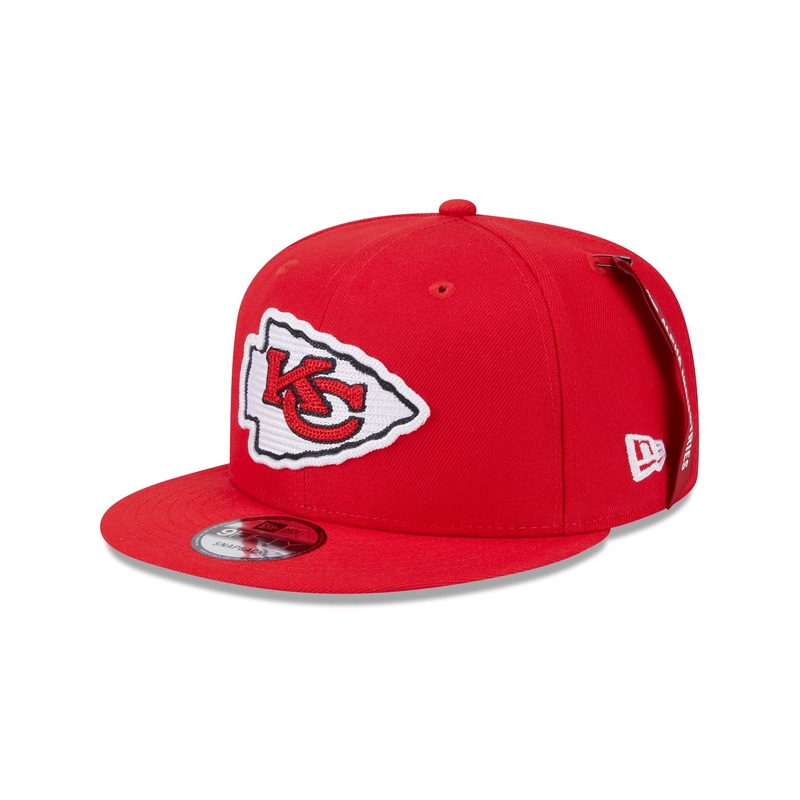 Alpha Industries x Kansas City Chiefs Red 9FIFTY Snapback Hat One Size