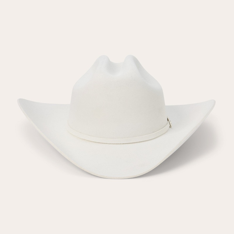 Deadwood 4X Cowboy Hat – 4 1/4″ Crown White 6 3/4