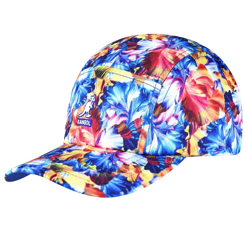 Floral 5 Panel Cap Starry Blue Floral 1SFM