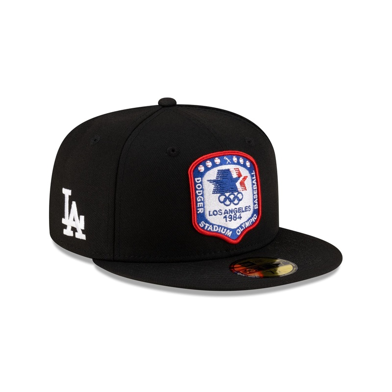 Los Angeles Dodgers 1984 Olympics Black 59FIFTY Fitted Hat 7
