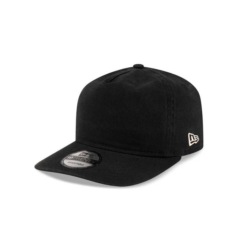 New Era Cap Black 19TWENTY Snapback Hat One Size