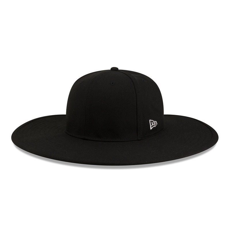 New Era Cap Black Fitted Long Brim Hat 7