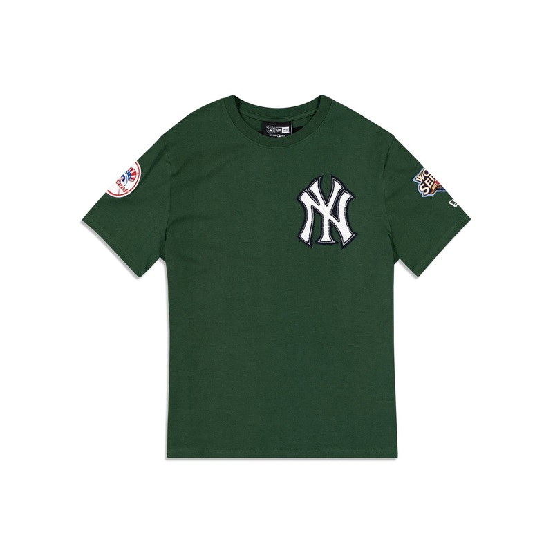 New York Yankees Logo Select Color Flip Green T-Shirt S