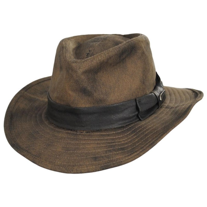 Officially Licensed Timber Cloth Outback Hat DARK BROWN S/M