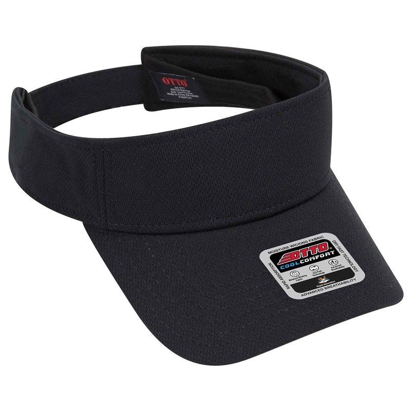 Otto Sun Visor, Cool Performance Visor – 60-973 Black