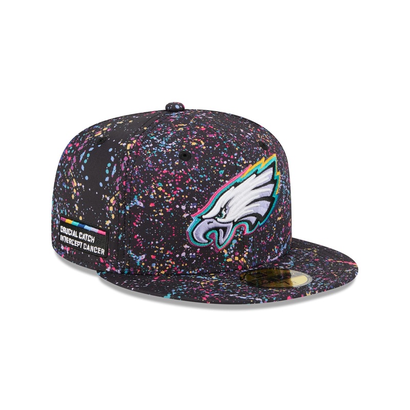 Philadelphia Eagles 2025 Crucial Catch 59FIFTY Fitted Hat 7