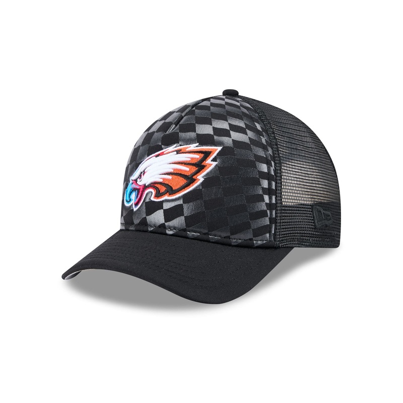 Philadelphia Eagles Gradient Raceway 9FORTY M-Crown A-Frame Trucker Hat One Size