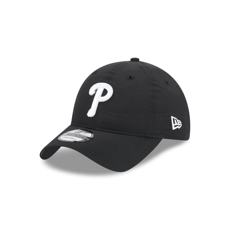 Philadelphia Phillies Everyday Nylon Black 9TWENTY Adjustable Hat One Size