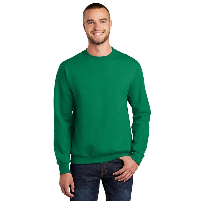Port & Company PC90 Essential Fleece Crewneck Sweatshirt – Kelly Kelly S