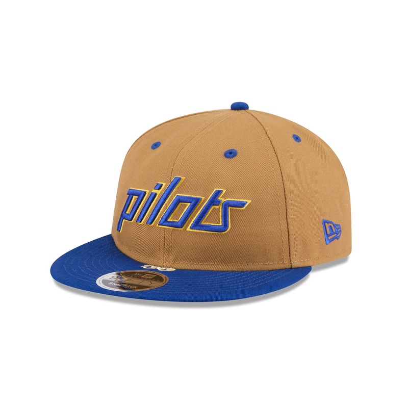 Seattle Pilots Wheat Retro Crown 9FIFTY Snapback Hat One Size