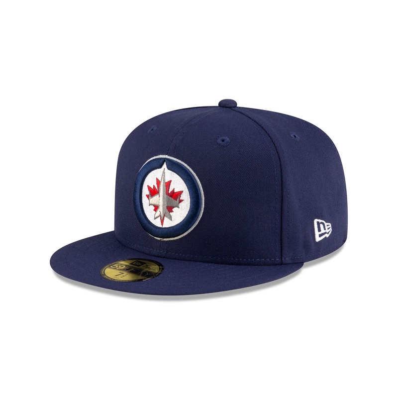 Winnipeg Jets Navy 59FIFTY Fitted Hat 7