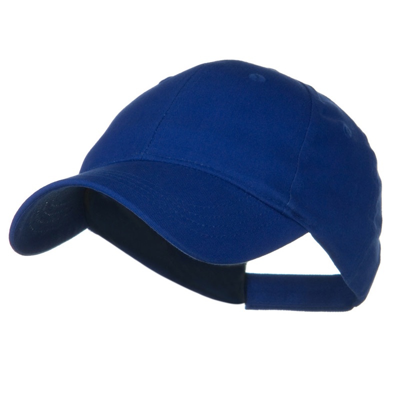 Youth Brushed Cotton Twill Low Profile Cap Royal One Size