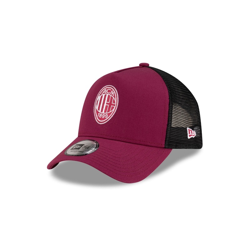 AC Milan Seasonal Dark Red 9FORTY A-Frame Trucker Hat One Size