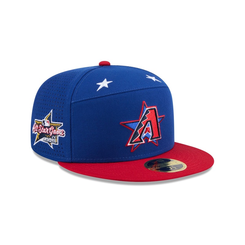 Arizona Diamondbacks 2025 All-Star Game Workout Split Panel 59FIFTY Fitted Hat 7