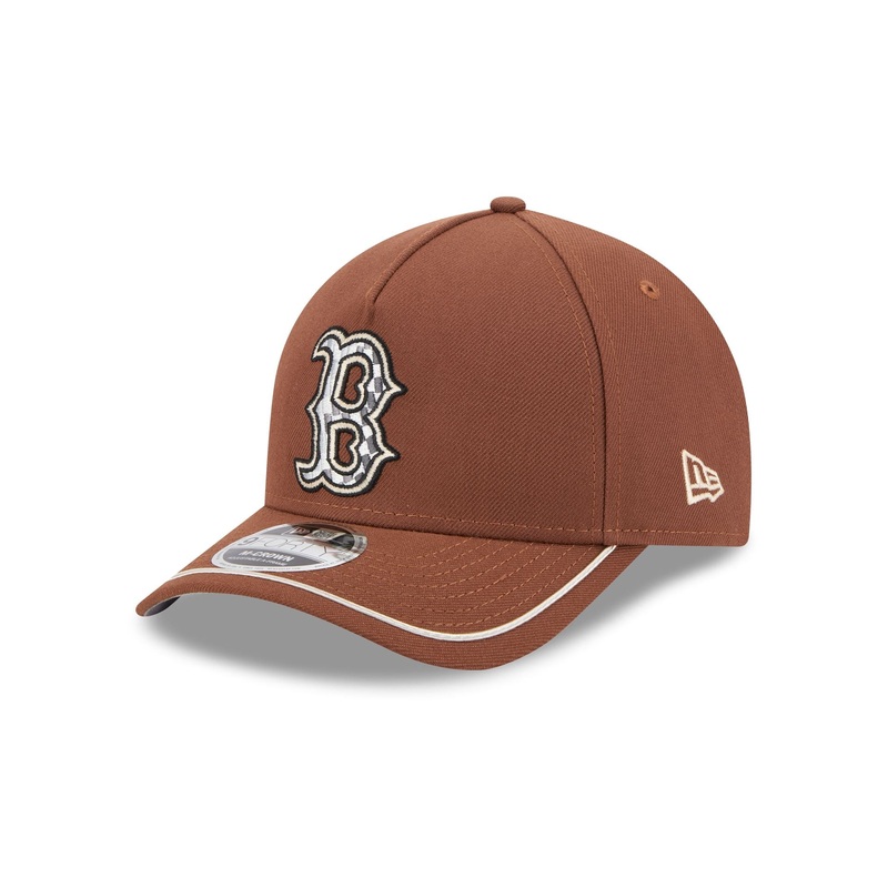 Boston Red Sox Motorsport 9FORTY M-Crown A-Frame Snapback Hat One Size