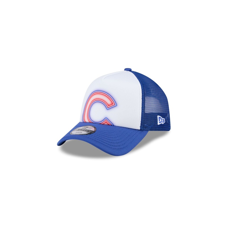 Chicago Cubs Kids Painted 9FORTY A-Frame Trucker Hat Child