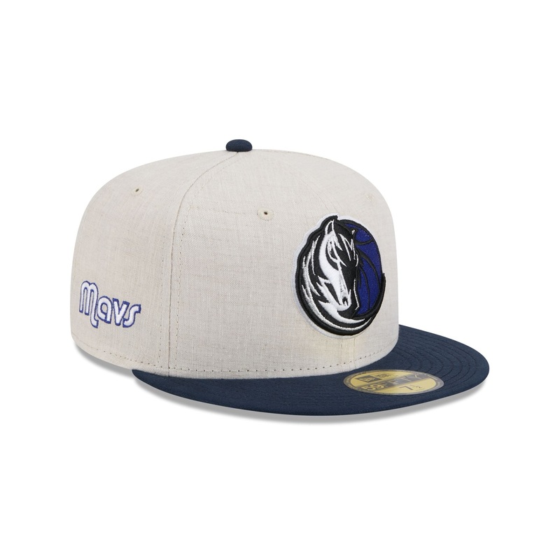 Dallas Mavericks Linen 59FIFTY Fitted Hat 7