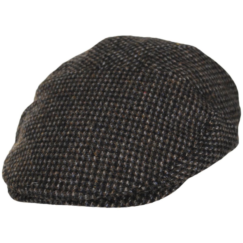 Penner Wool Blend Check Ivy Cap BLACK SUB CHECK S