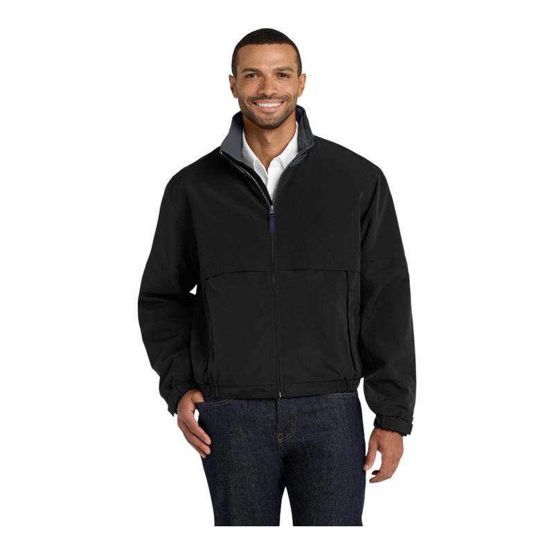 Port Authority J764 Legacy Jacket Black/ Steel Grey XS