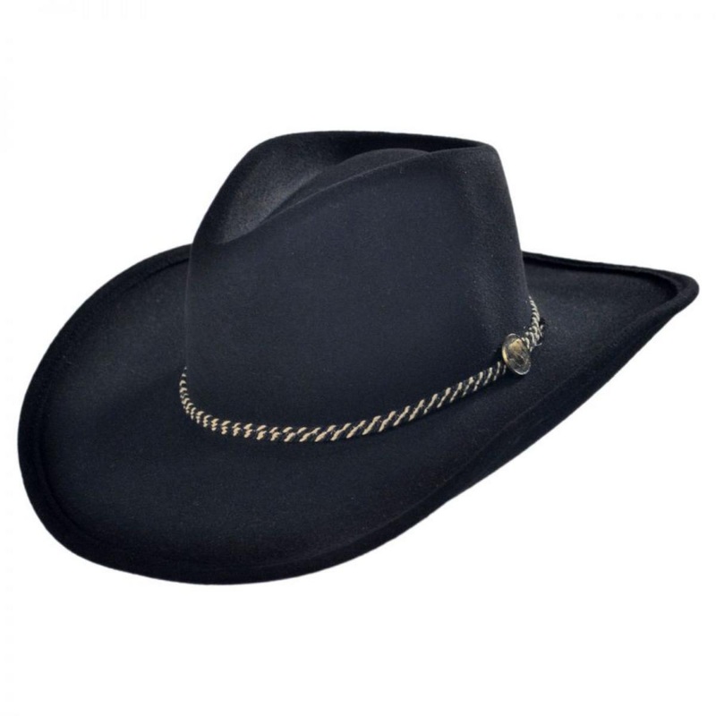 Rawhide Buffalo Fur Felt Western Hat MINK 6 3/4