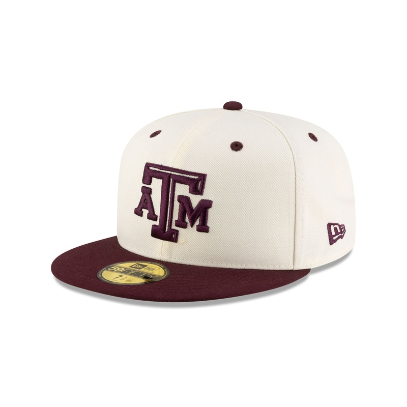 Texas A&M Aggies Chrome White 59FIFTY Fitted Hat 7