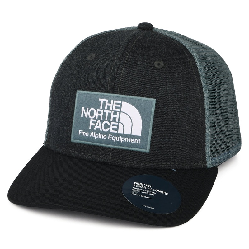The North Face Hats Mudder Deep Fit Trucker Cap – Dark Grey-Blue Adjustable