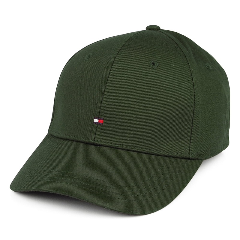 Tommy Hilfiger Hats Classic Baseball Cap – Dark Green Adjustable