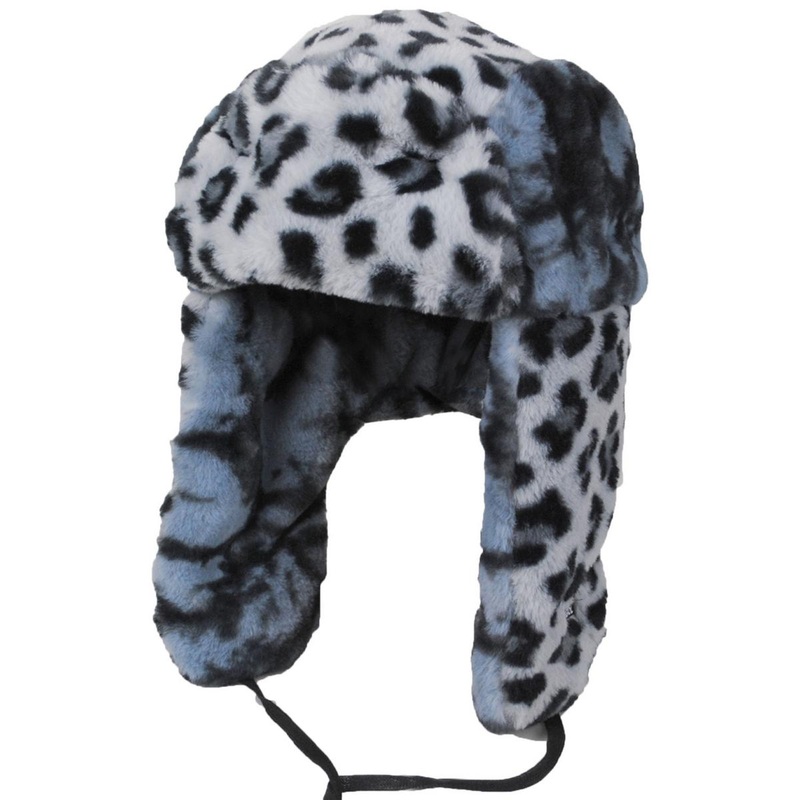 Wild Faux Fur Trapper Hat MOONSTRUCK/GREY S