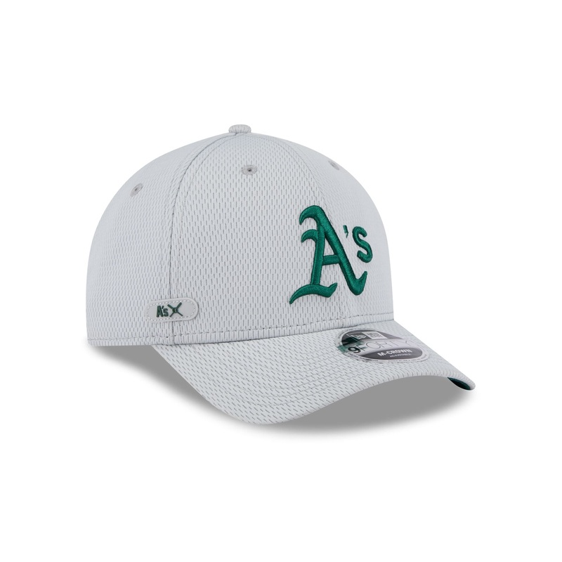Athletics 2025 Clubhouse Gray 9FORTY M-Crown Snapback Hat One Size