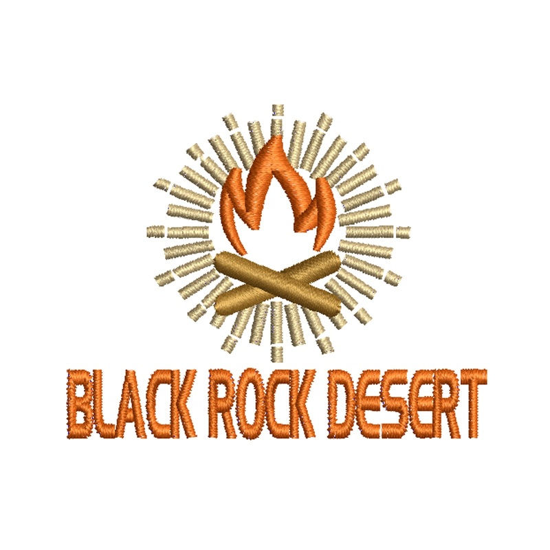 Black Rock Flame Logo Default Title One Size