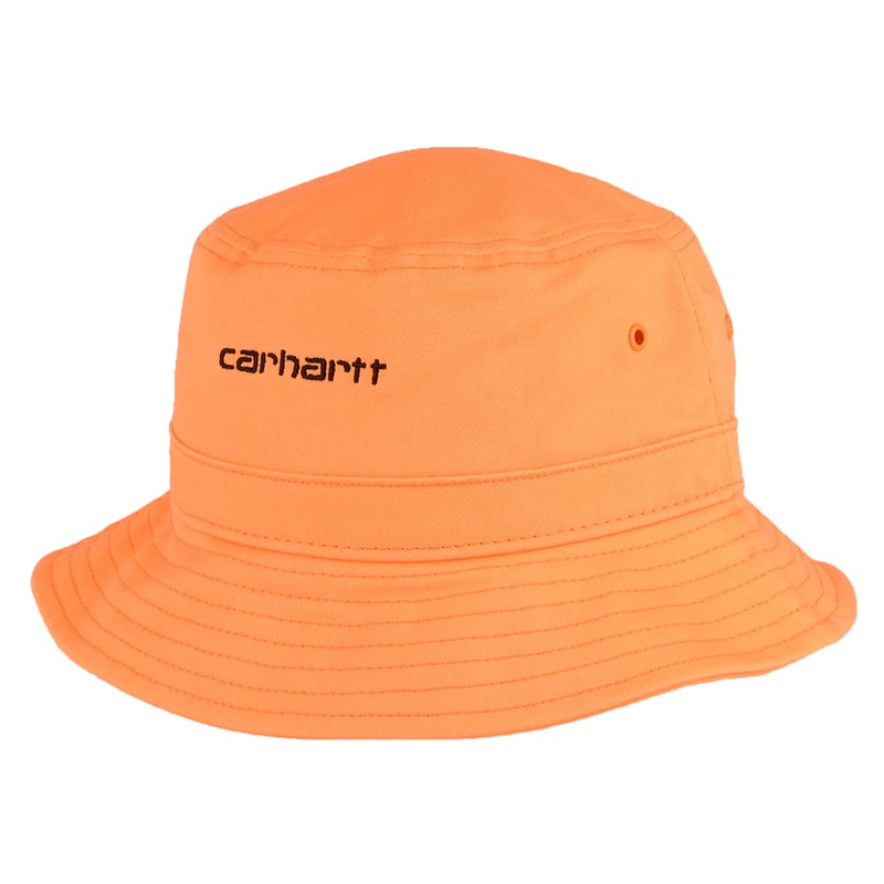 Carhartt WIP Hats Script Bucket Hat – Neon Orange Small/Medium