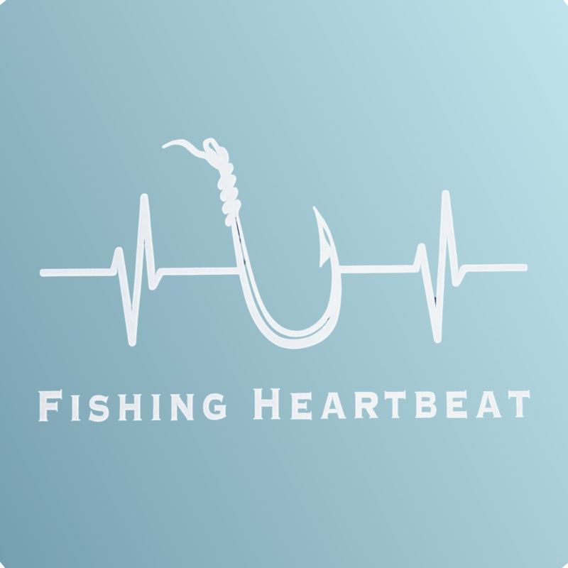Fishing – Sticker – Vinyl – White